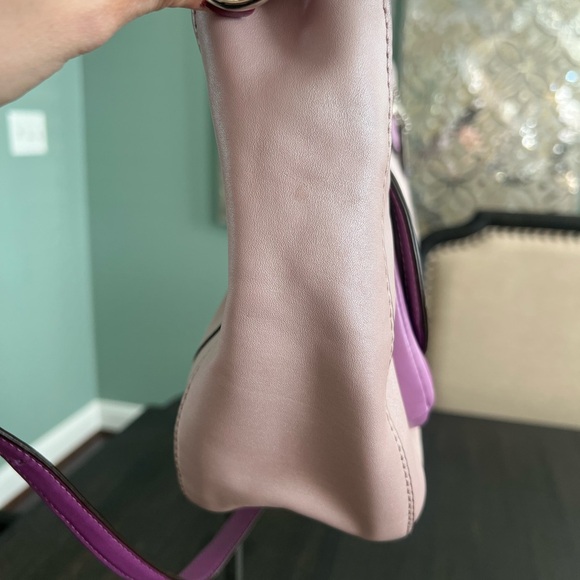 COACH F22510 Kristin Spectator Leather Round Satchel - Picture 8 of 16